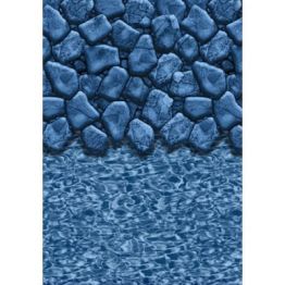 15'x30' Oval 54" Boulder Swirl Unibead 25 ga.