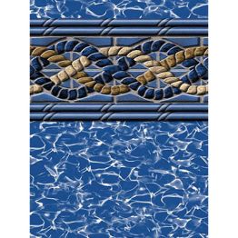 15'x30' Oval 52" Mysri Gold Unibead 25 ga.