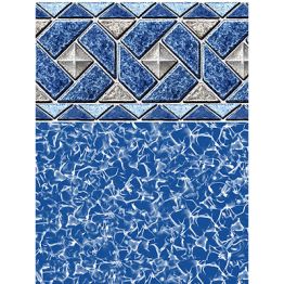 12'x24' Oval 52" Sonoma Unibead 25 ga.
